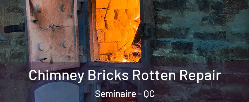 Chimney Bricks Rotten Repair Seminaire - QC